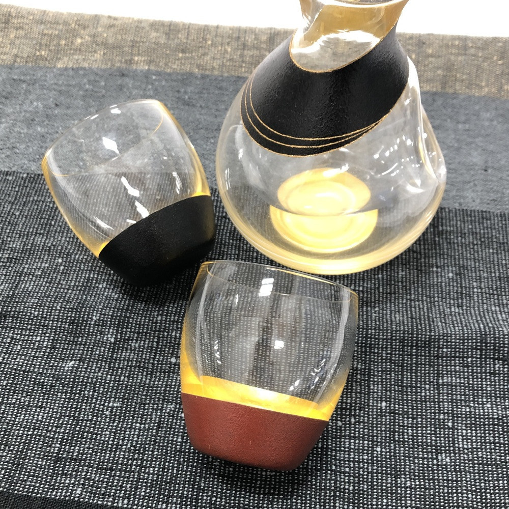 うるしの冷酒器＆酒杯セット