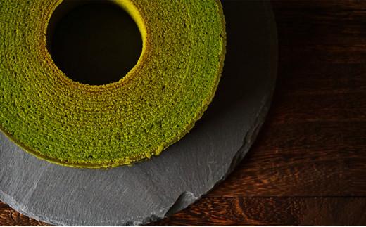 深濃抹茶バウムクーヘン 1ホール【配送不可：離島】◇