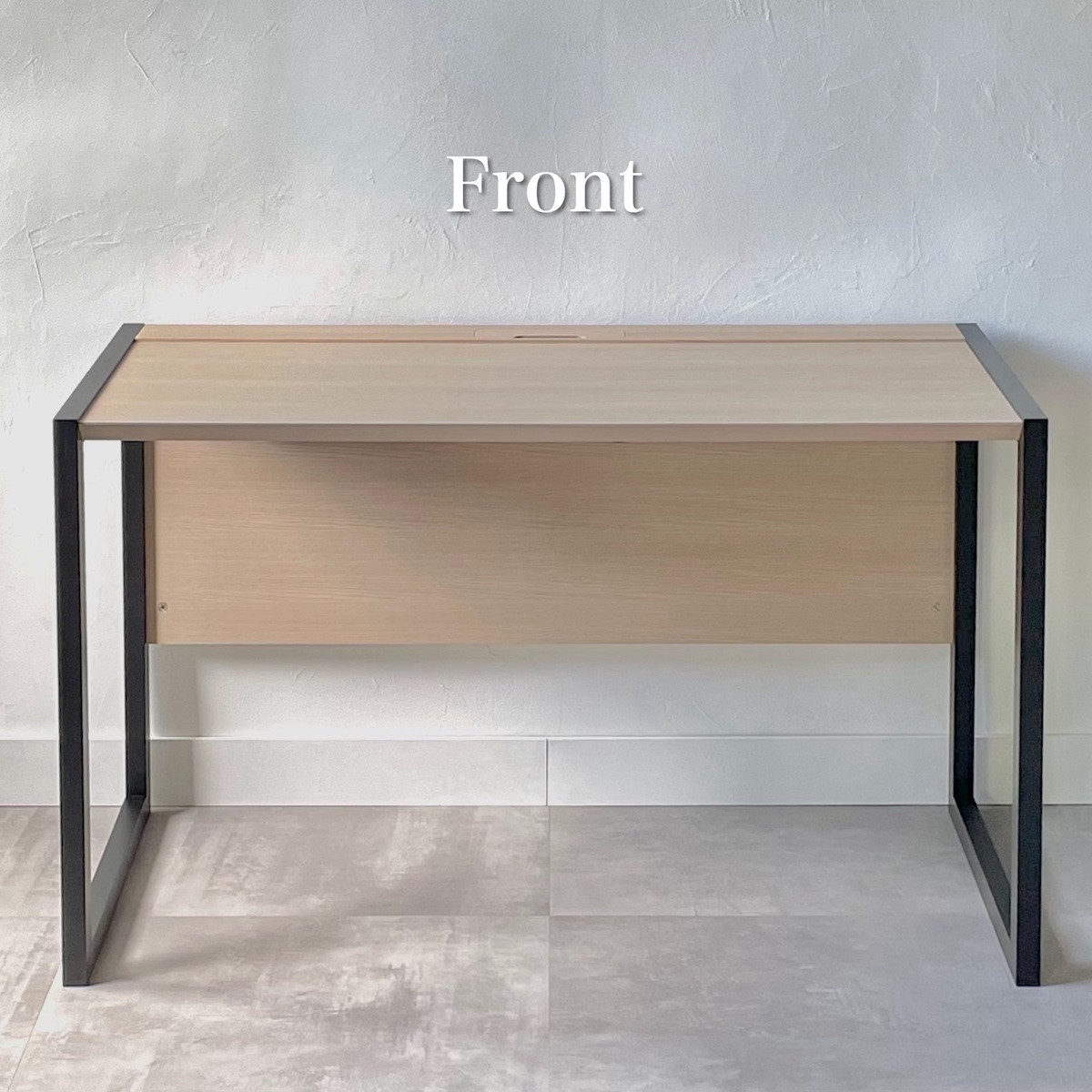 松永工房 MASTER PIECE デスク120 ＆ワゴン ナチュラルカラー×ブラックカラー 天板ウッド モダンテイスト シンプルデザイン 木製 デスク オフィス ホームユース 書斎 パソコンデスク マスターピース【配送不可：沖縄・離島】