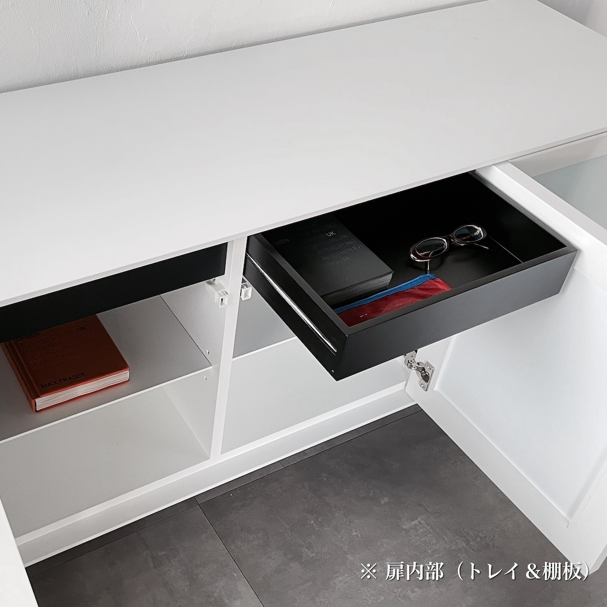 松永工房 MASTER PIECE サイドボードN180 ブラックカラー モダンテイスト シンプルデザイン 木製 ローボード キャビネット リビング収納 ラグジュアリー マスターピース【配送不可：沖縄・離島】