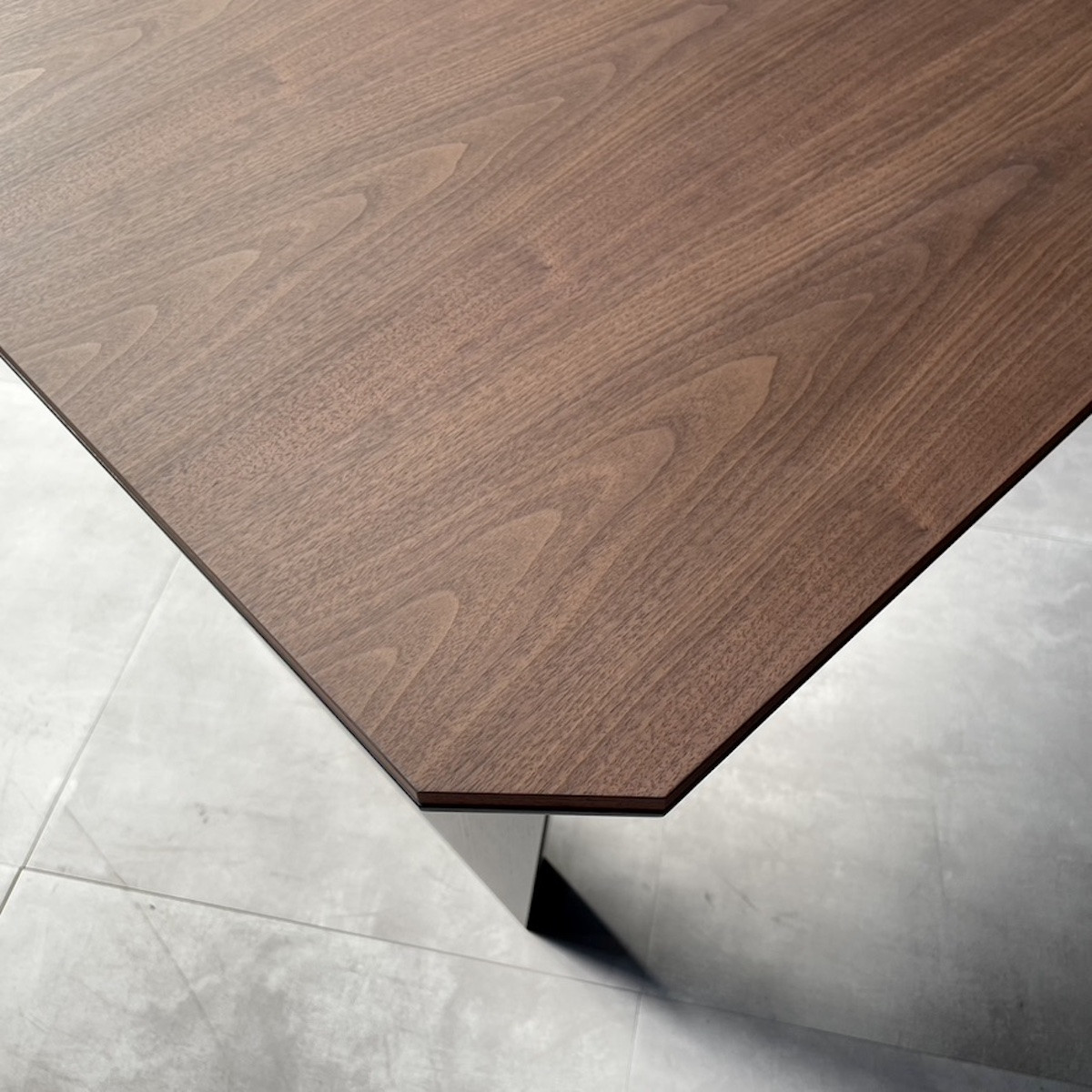 松永工房 MASTER PIECE ダイニングテーブル150 ウォールナットカラー×ブラックカラー モダンテイスト シンプルデザイン 木製 食卓テーブル リビングダイニング マスターピース【配送不可：沖縄・離島】