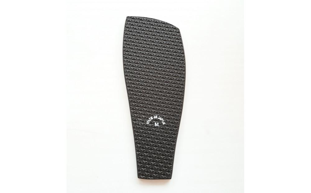 下駄　茶人 SA-05 スムース革/ブラック Mサイズ