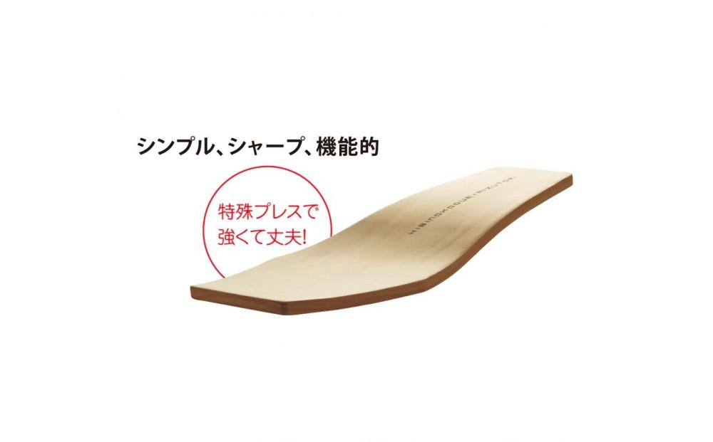 ひのきのはきもの　PA-04 パンチング・角/黒 Lサイズ