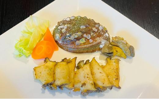 あわび（蒸し）50g×10粒 海の幸 【配送不可：離島】◆