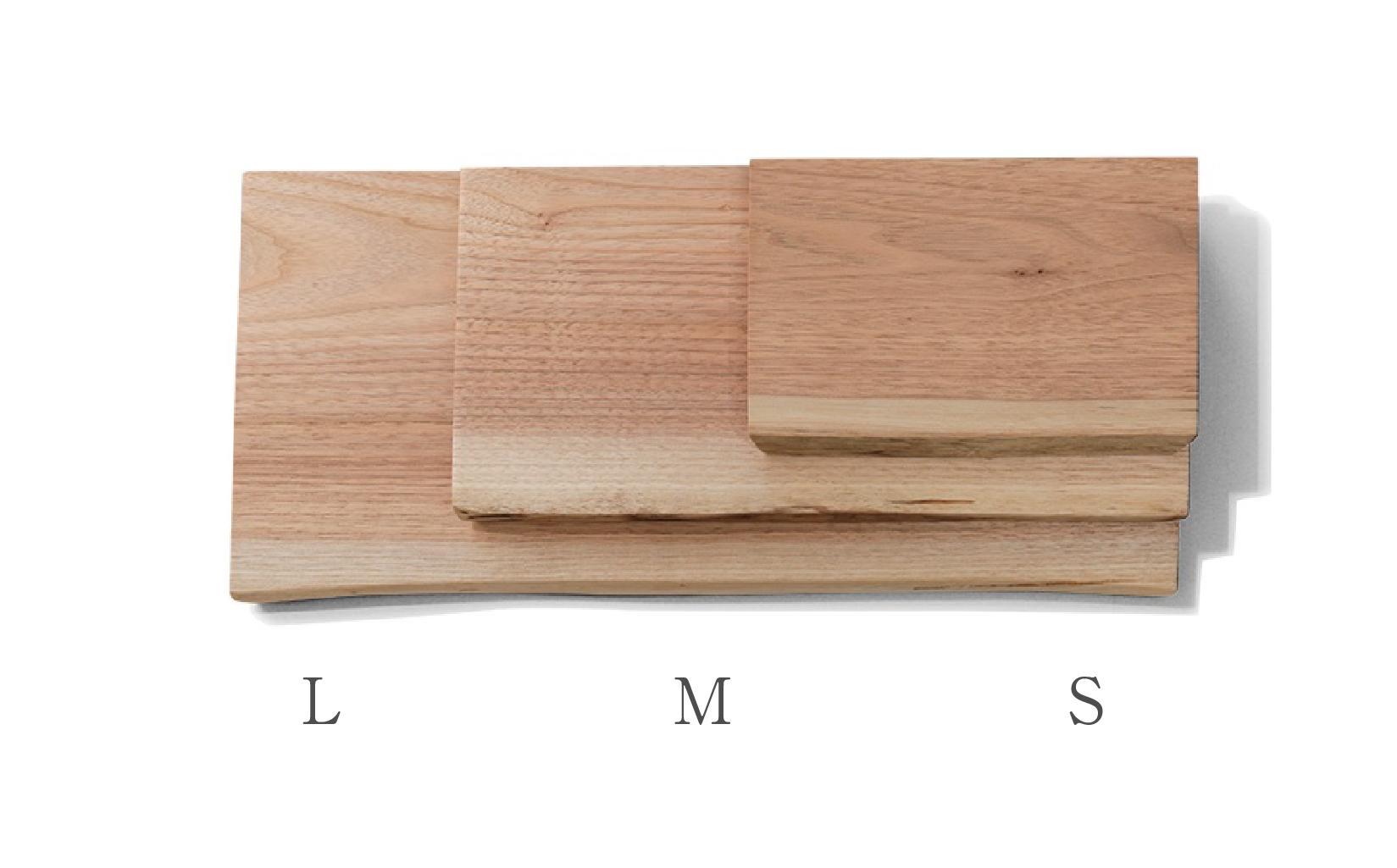 サービングボード 木製 レクタングル Mサイズ（クルミ）アウトドア用品 キャンプ 料理 調理道具□