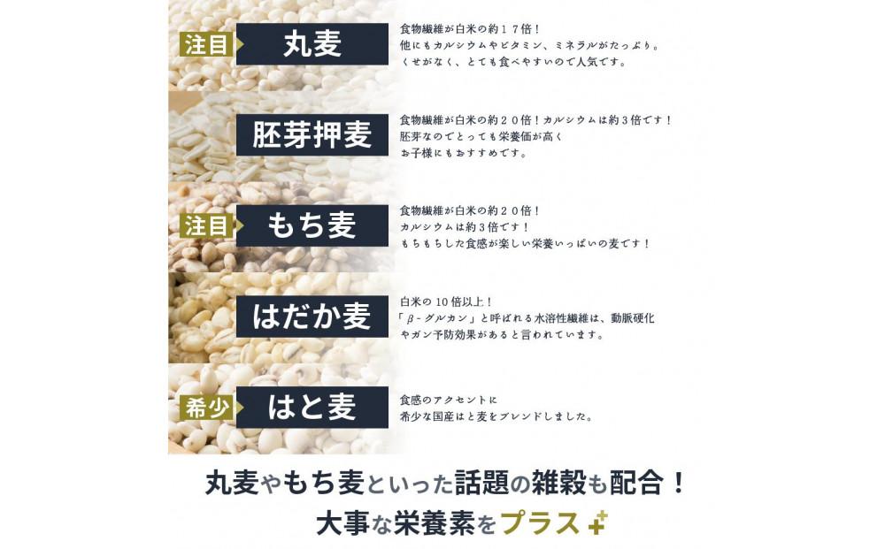 【3ヶ月定期便】国産麦5種ブレンド (400g×1袋)【合計1200g 全3袋】