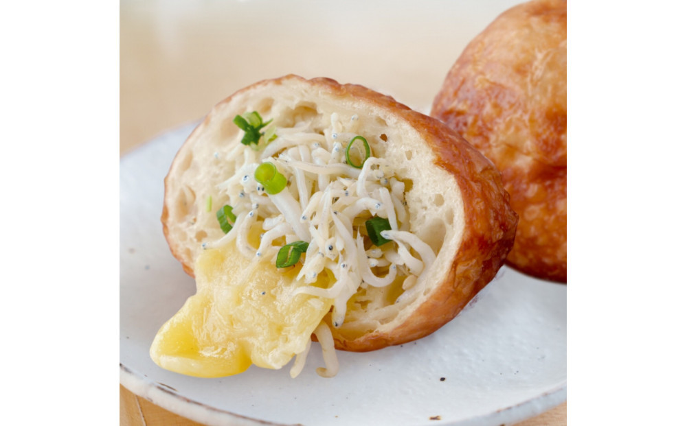 駿河湾しらす・桜えびの揚げパンセット（しらすチーズ・とろ～りクリーミィ桜えび）各３個