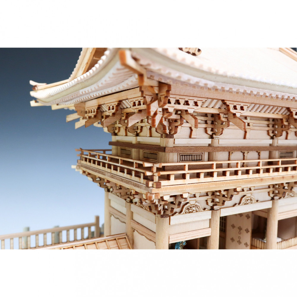 ウッディジョー　1/75　久能山東照宮　楼門　白木タイプ　木製模型キット