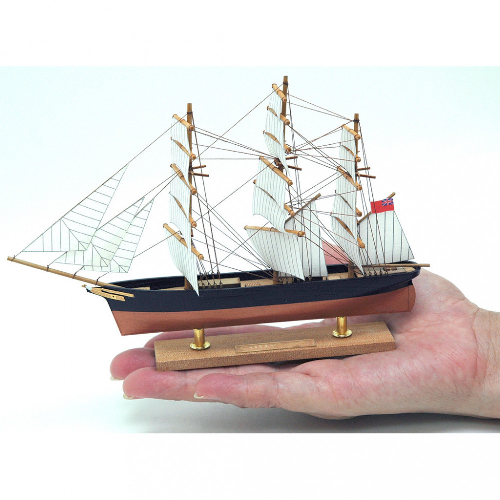 ウッディジョー　ミニ帆船　No.1　カティサーク　木製模型キット