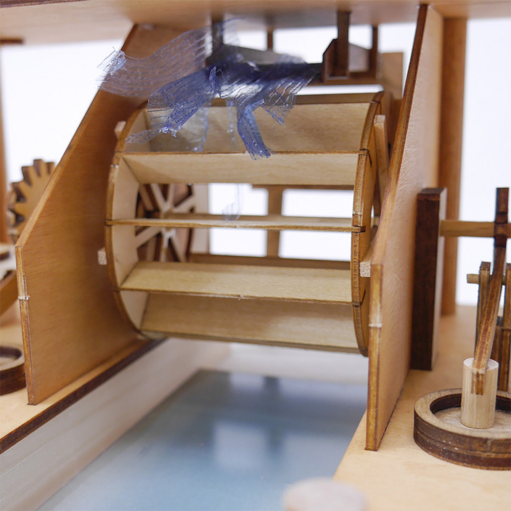 ウッディジョー  水磨様（すいまよう）　木製模型キット