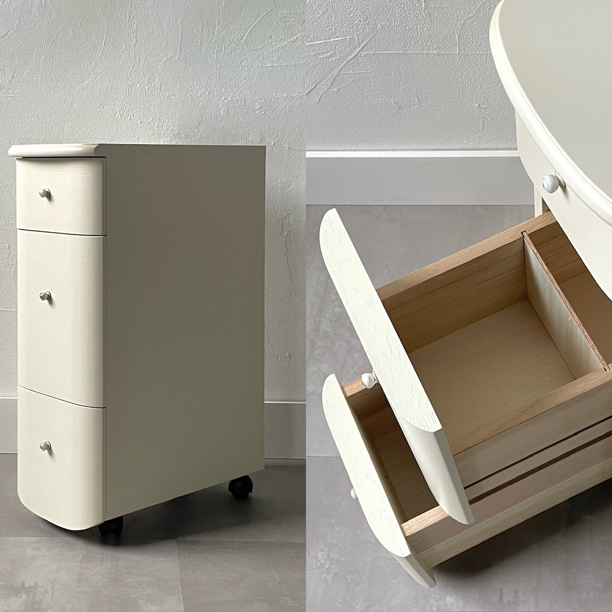 松永工房 Continue ドレッサー アルバ オフィシャル限定品 ホワイトカラー クラシック エレガント インテリア アンティーク調家具 木製 鏡台 ミラー ねこ脚 ヘアメイク メイク コスメ アクセサリー 収納 カンティーニュ【配送不可：沖縄・離島】