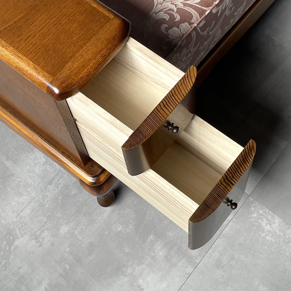 松永工房 Continue カウチ オフィシャル限定品 クラシック エレガント インテリア アンティーク調家具 木製 ソファ リビング　チェア ねこ脚 カンティーニュ【配送不可：沖縄・離島】