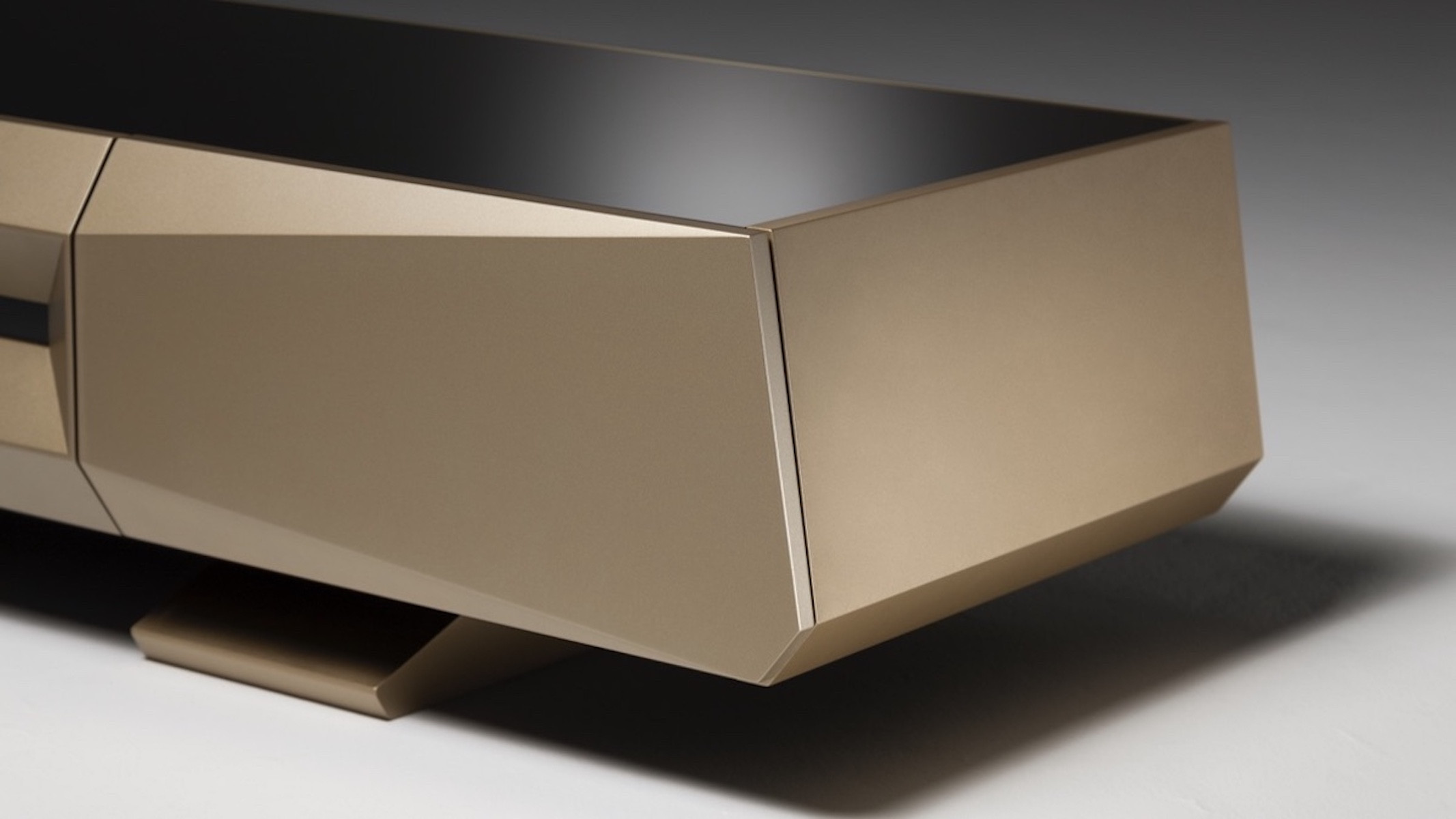 松永工房 MASTER PIECE テレビボードＧ180 シャンパンゴールド モダンテイスト シンプルデザイン 木製 テレビ台 ローボード キャビネット リビングインテリア ラグジュアリー マスターピース【配送不可：沖縄・離島】