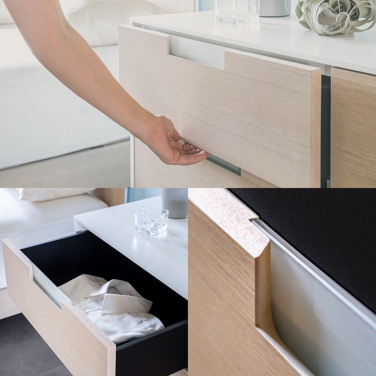 松永工房 MASTER PIECE ローチェスト120 ナチュラルカラー×ホワイトカラー モダンテイスト シンプルデザイン 木製 衣類収納 引き出し収納 ローボード 北欧インテリア マスターピース【配送不可：沖縄・離島】