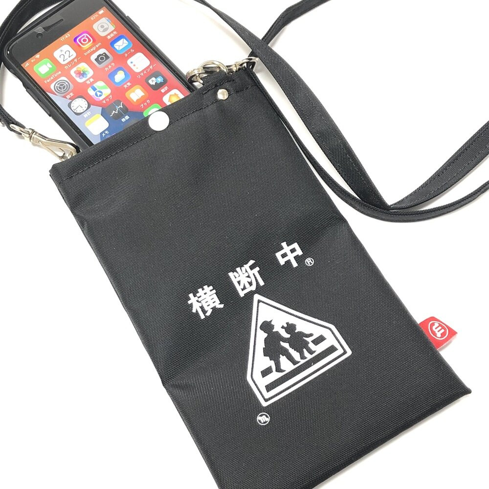 横断バッグ スマホショルダー＜ブラック＞◆