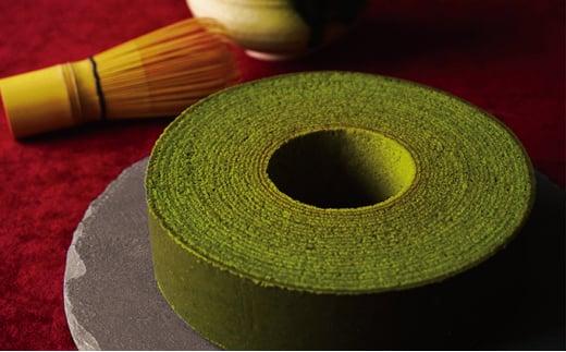 深濃抹茶バウムクーヘン 1ホール【配送不可：離島】◇