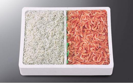 釜揚げしらす・釜揚げ桜えびセット（各400ｇ） 海の幸 【配送不可：離島】◇