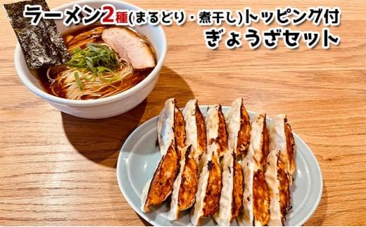 ラーメンABE’ｓ ラーメン２種 (まるどり・煮干し) トッピング付 ぎょうざセット 有名店 冷凍 詰め合わせ 食べ比べ  アベズ 【配送不可：離島】■