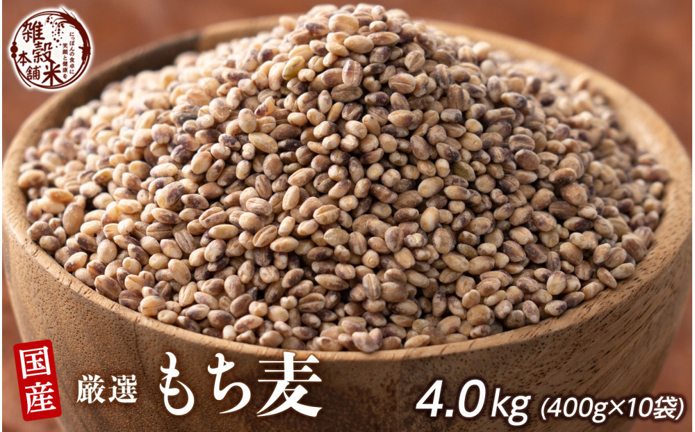 もち麦 4.0kg(400g×10袋)