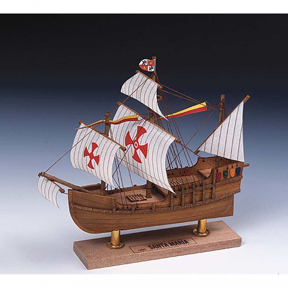 ウッディジョー　ミニ帆船　No.２　サンタマリア　木製模型キット