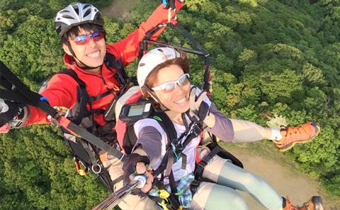 パラグライダー体験フライト