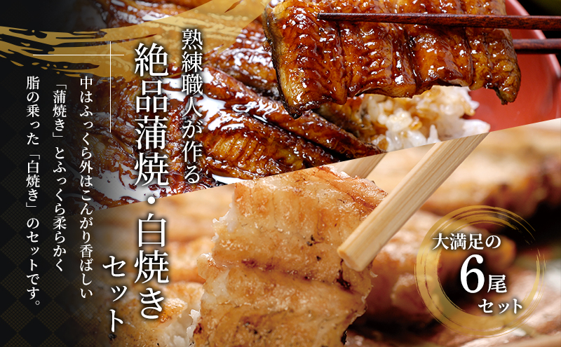 うなぎ 定期便 4ヶ月毎 浜名湖 国産 うなぎ蒲焼 ＆ 白焼 計6尾 小分け セット 鰻 蒲焼 白焼き 食べ比べ 浜名湖うなぎ 浜名湖産 国産うなぎ 惣菜 おかず ギフト 贈答 土用の丑の日 丑の日 蒲焼き 鰻 魚 冷凍 冷凍配送 静岡 静岡県 浜松市 定期 3回