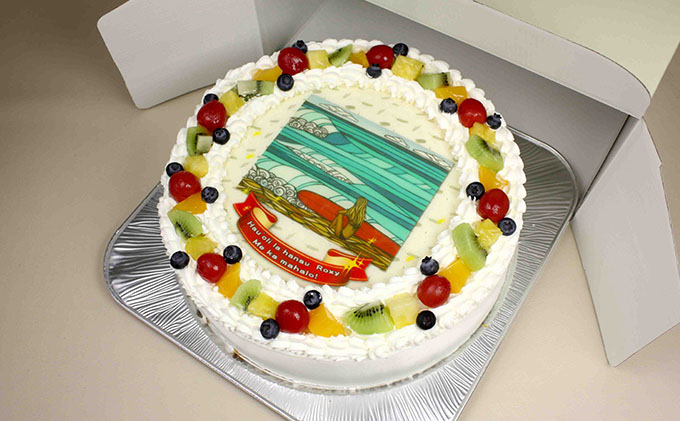 写真ケーキ8号サイズ 引換券