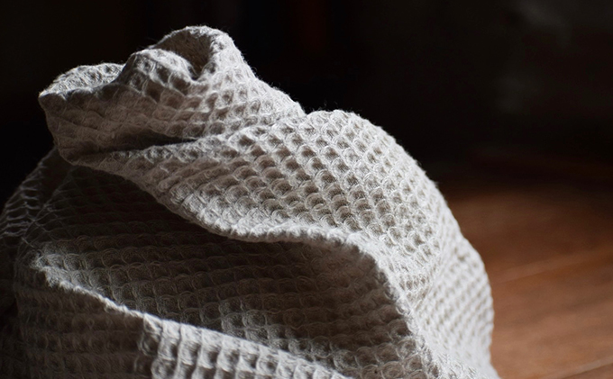 【日本製】リネンタオル バスタオル1枚＆フェイスタオル2枚セット 遠州織物 リネン100％ ワッフル織り