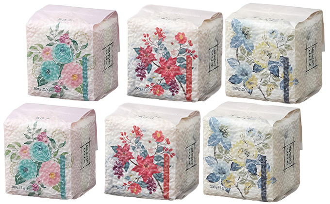キューブ米 3種 300g 6個 セット 詰め合わせ 花ブーケ 山吹 青桃 赤白 米 無洗米 お米 おこめ こめ コメ 白米 精米 ご飯 ごはん ギフト 贈り物 プレゼント 備蓄米 災害用 レジャー アウトドア キャンプ 真空パック 静岡 静岡県 浜松市