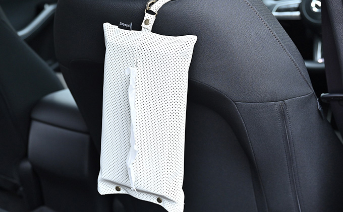 ぶらりんティッシュカバー ダークレッド