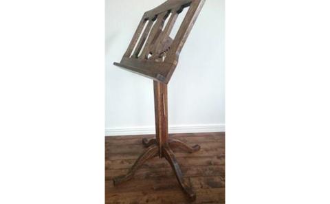 譜面台 中心高さ70cm（木工品・オーク）【配送不可：北海道・沖縄・離島】