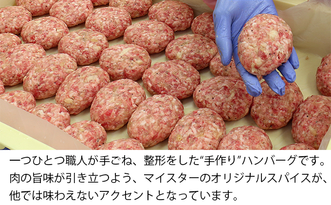 国産黒毛和牛100%使用 ＆ 食品添加物不使用 マイスターが作った手作りハンバーグ"Mu-tenca" 900g（150g×6）