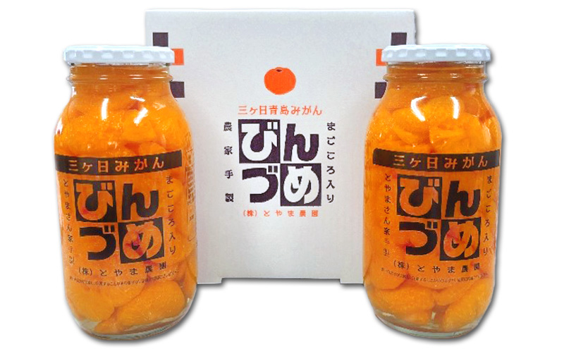三ヶ日みかん　みかんの瓶詰詰め合わせ2本セット （900g×2本セット）