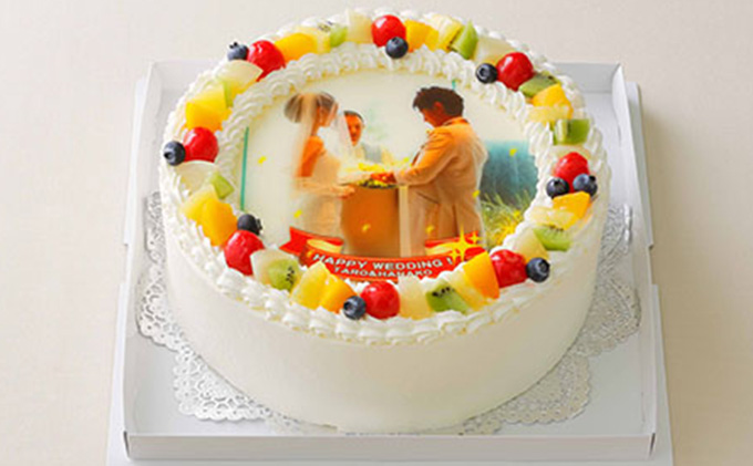 写真ケーキ8号サイズ 引換券