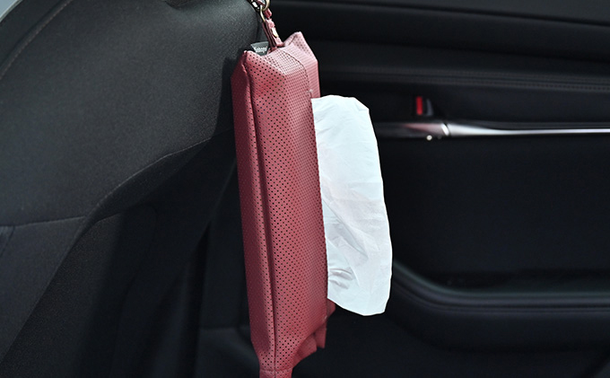 ぶらりんティッシュカバー ダークレッド