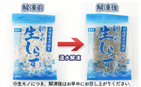 【数量限定】浜松生しらす（冷凍）100g×10パック
