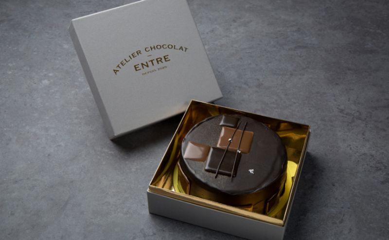 〈ATELIER CHOCOLAT ENTRE〉ENTREスイーツデュオ（アントゥル ザッハトルテ・生チョコ）【配送不可：離島】