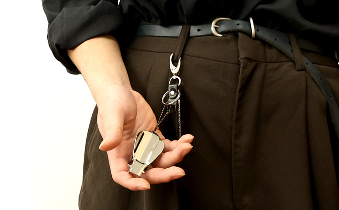 【靴ベラ】コンパクトシューホーン　ブラウン