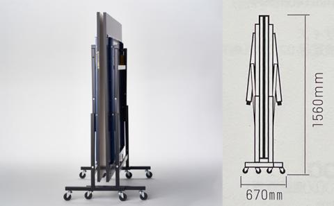 ユニバー 卓球台 MNF-22S 国際公式規格サイズ	