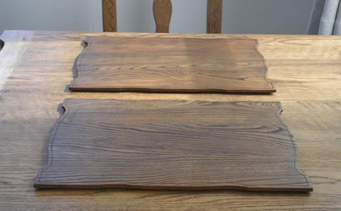 ランチョンマット2枚セット（木工品）【配送不可：北海道・沖縄・離島】