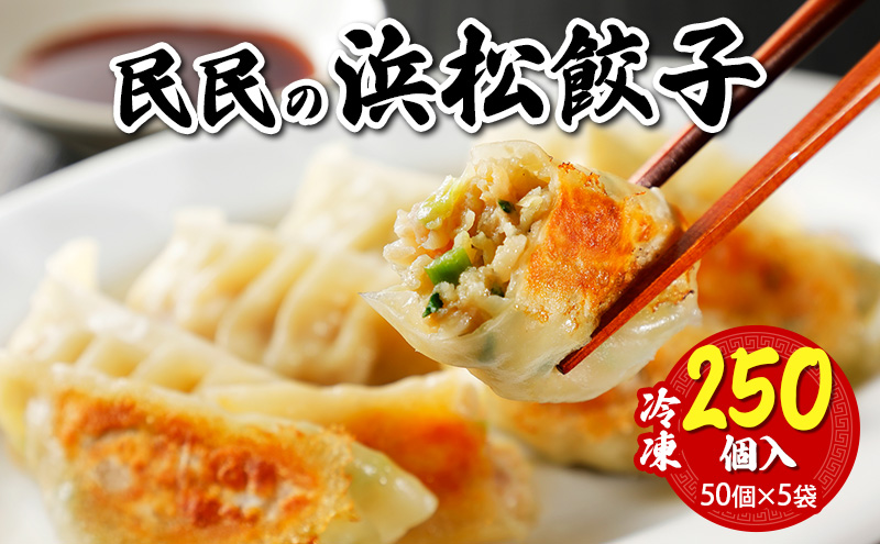 民民の浜松餃子(250個) 50個入り×5袋 ギョウザ 餃子 ぎょうざ 惣菜 中華料理 静岡 浜松市 【配送不可：離島】