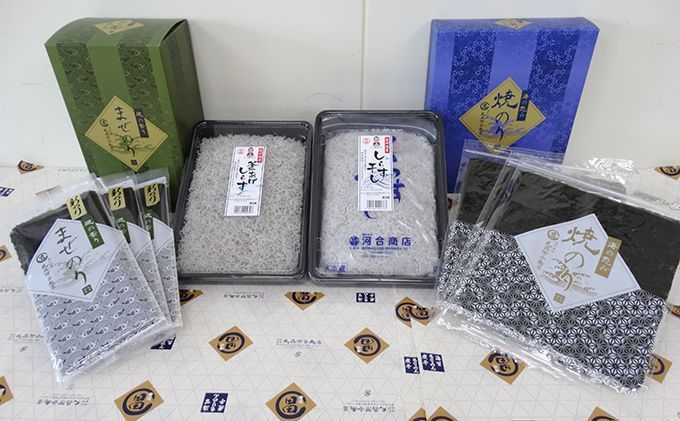 舞阪産釜揚げしらす・しらす干しと焼きのりセットＡ