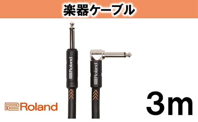 【Roland純正】楽器ケーブル 3m/RIC-B10A