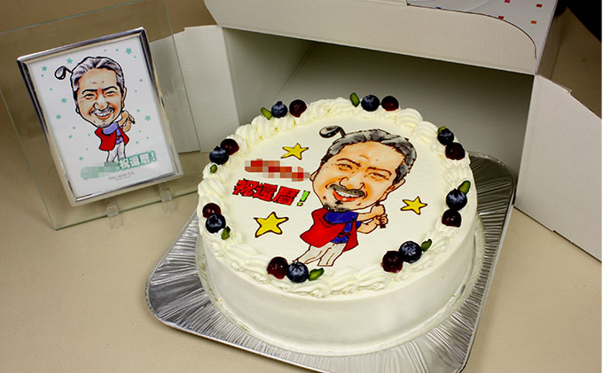 似顔絵ケーキ6号サイズ（人物1人）引換券