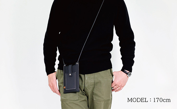 stitch phone bag（ブラック）スマートフォンケース