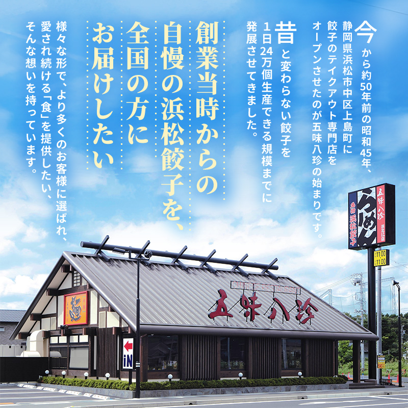 【定期便3回】 もちぶた餃子56個（1袋14個入×4パック） 五味八珍 餃子 ぎょうざ ギョウザ 国産 ブランド豚 もち豚 浜松餃子 冷凍餃子 冷凍 さっぱり 甘み 惣菜 中華 点心 静岡県 浜松市