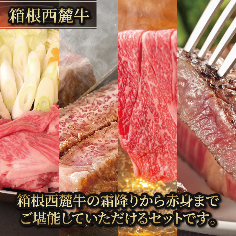 国産 牛肉 セット 約3.3kg ロース 肩ロース モモ 肩 バラ 箱根西麓牛 肉 お肉 和牛 すきやき 焼き肉 ブランド牛 霜降り プレゼント 食べ比べ BBQ バーベキュー しゃぶしゃぶ ロースステーキ 約180g 5枚 牛肩ローススライス 約800g 希少部位 ステーキ約800g 牛赤身スライス 約800g 部位 詰め合わせ 三島市 静岡県