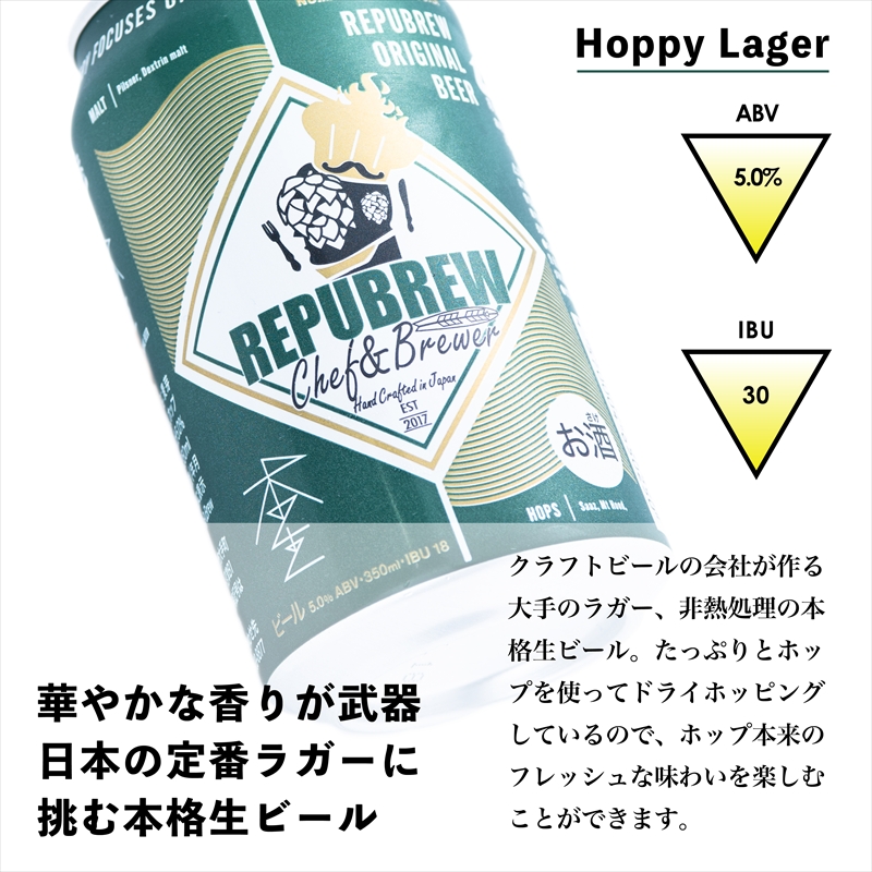 【単品】REPUBREW 本生 24本 クラフトビール リパブリュー ホンナマ ビール お酒 プレゼント お祝い 父の日 母の日 地ビール セット アルコール 贈り物 ギフト 特産品 350ml 缶 富士箱根系水 静岡 三島市 静岡県