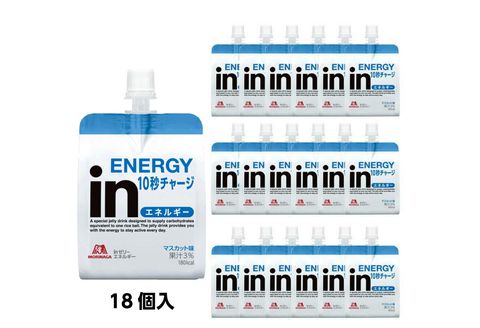 定期便 4回 inゼリー エネルギー 18個入り マスカット 味 180g×18個 インゼリー ゼリー飲料 まとめ買い 森永製菓 栄養補給 10秒チャージ スポーツ エネルギー補給 アスリート 飲むゼリー 栄養補助食品 非常食 三島市 静岡県
