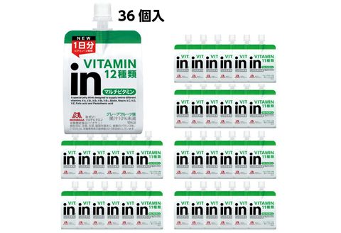 定期便 6回 inゼリー マルチビタミン 36個入り グレープフルーツ 味 インゼリー ゼリー飲料 ゼリー まとめ買い 森永製菓 森永 栄養補給 ビタミン 12種類 1日分のビタミン 10秒チャージ スポーツ アスリート 遠征時 飲むゼリー 果汁 間食 小腹 栄養補助食品 補助食品 非常食 杉山 180g×36個×6回 三島市 静岡県